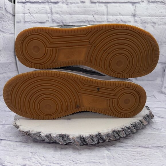 Nike Air Force 1 Low ID Nike By You DN4162-991 Gray Suede Gum Men's Size 11 - Picture 11 of 11